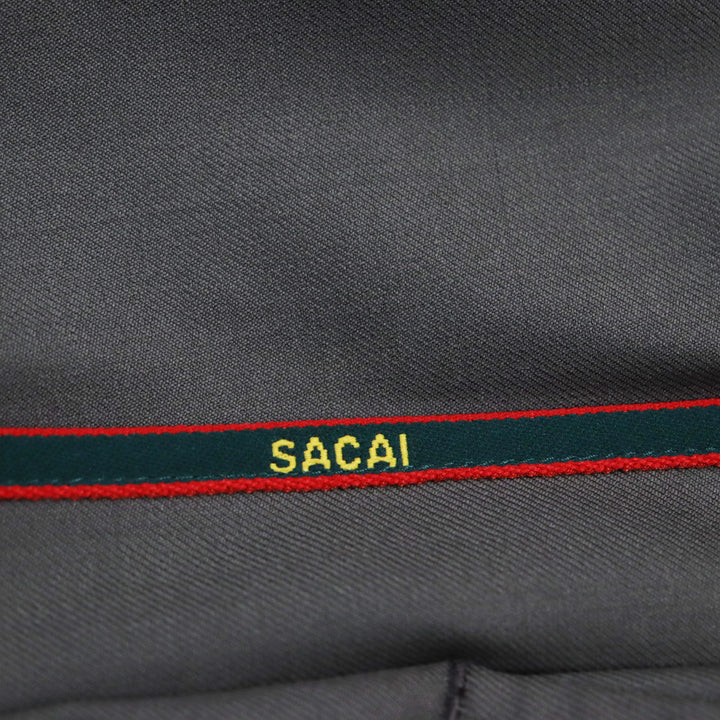 Discounted Pristine Sacai Pants Suiting Pants Belted slacks Brown wool mens 1 23-03034M