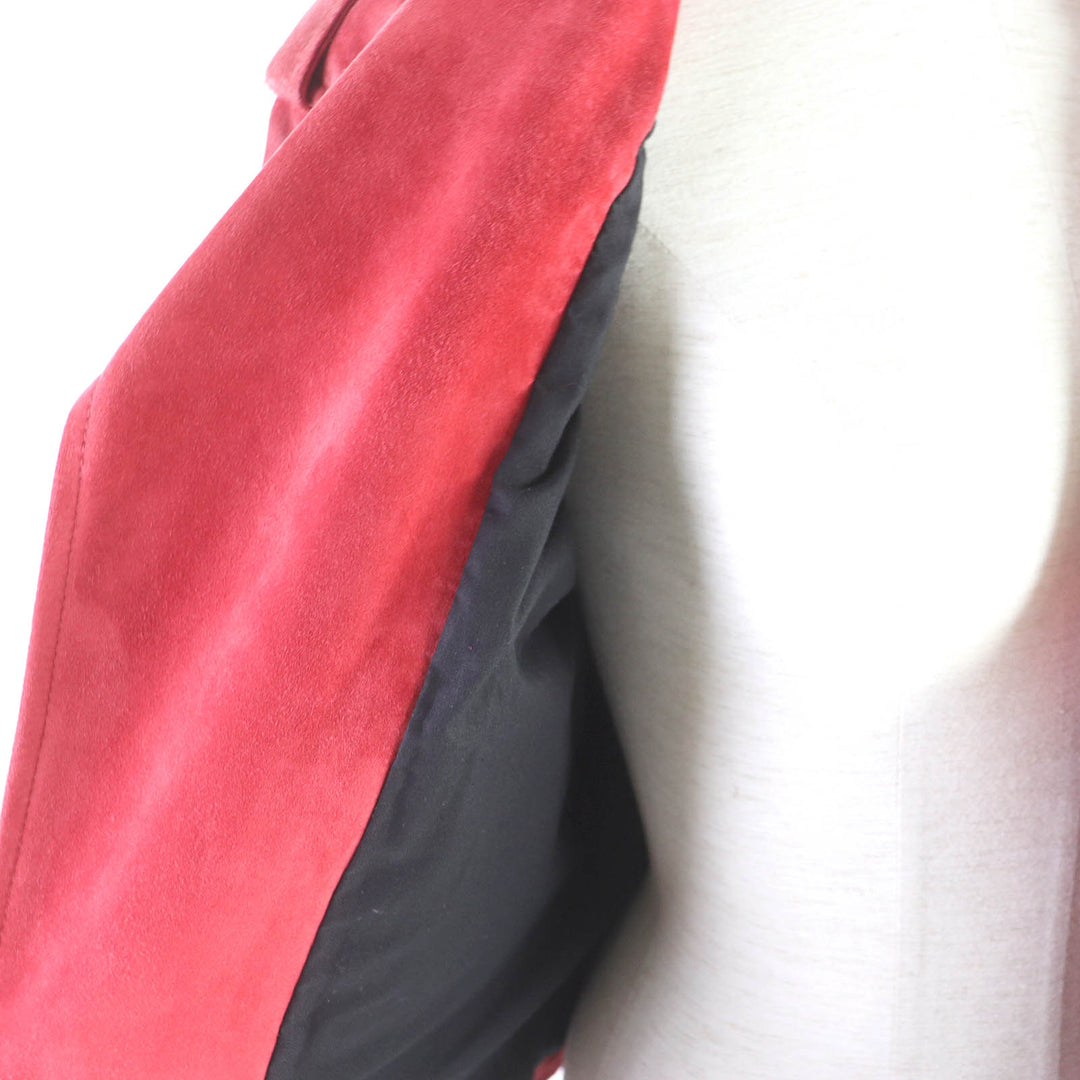 LOEWE Leather jacket Leather Jacket Double Breasted Red leather 36 D1268178CH
