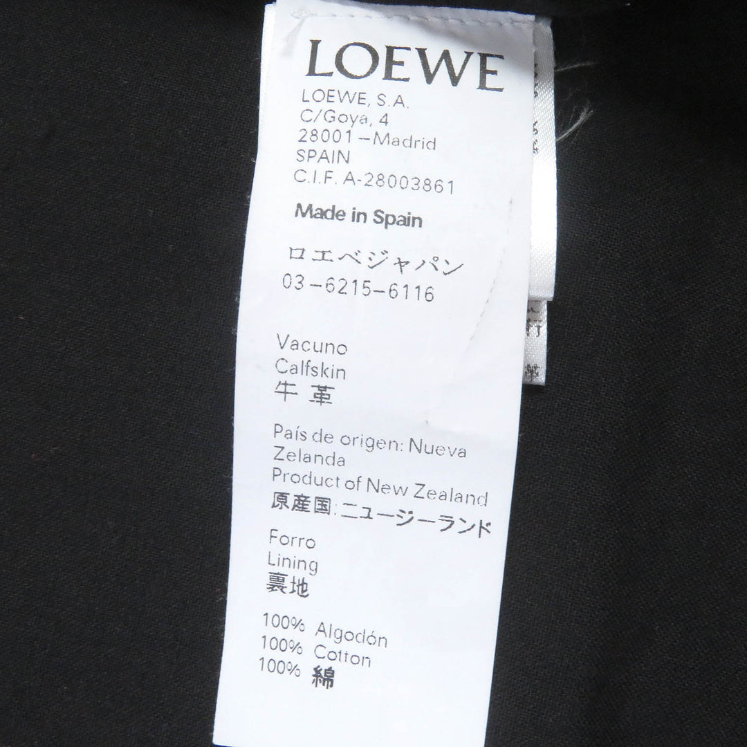 LOEWE Leather jacket Leather Jacket Double Breasted Red leather 36 D1268178CH