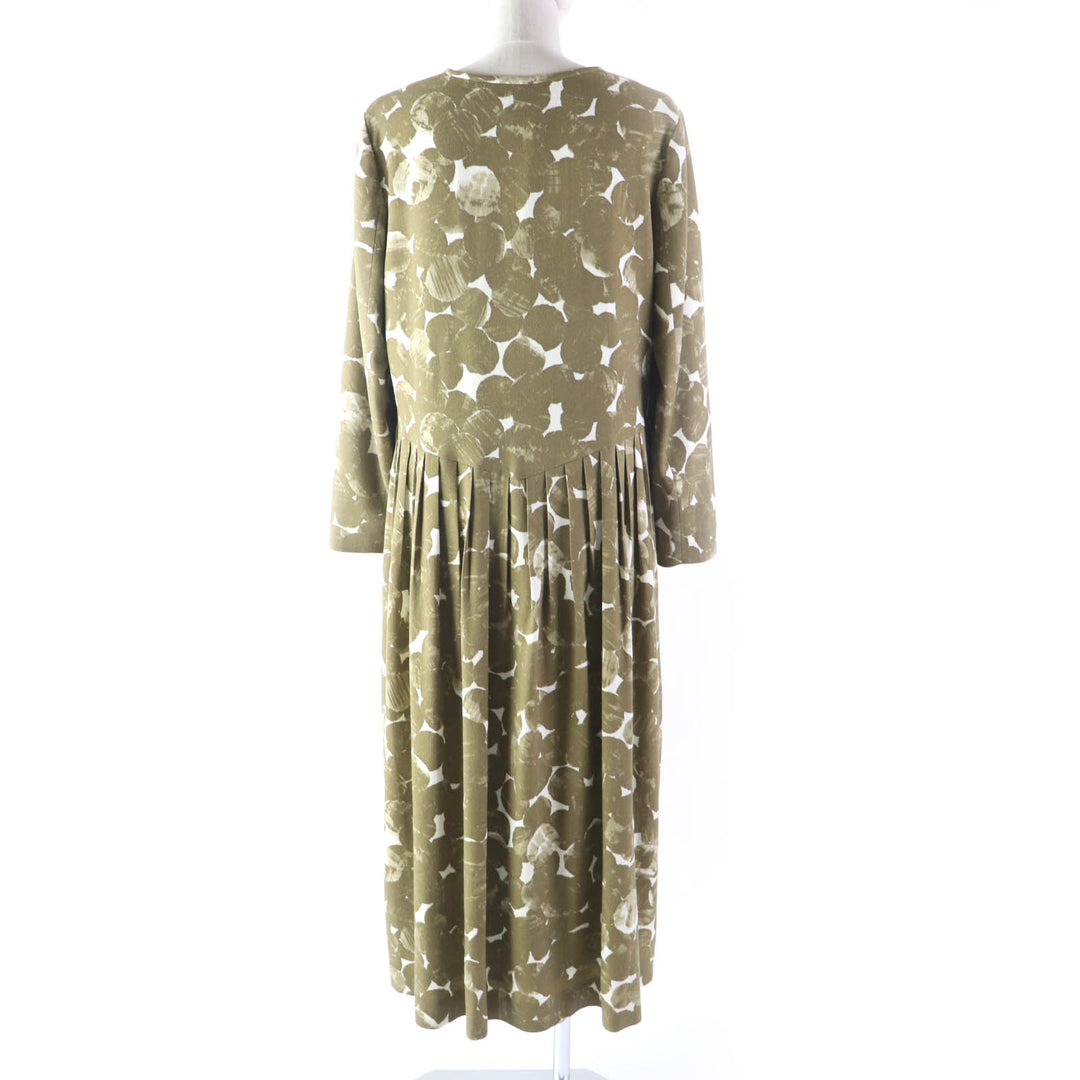 Discounted Excellent mina perhonen one piece le lac Georgette Print Raglan Sleeve Dress 38