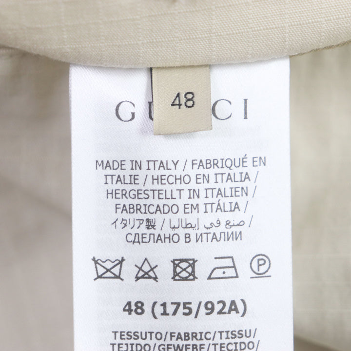 Excellent GUCCI Jacket Pineapple Embroidered and Appliqued Hooded ZIP mens 48
