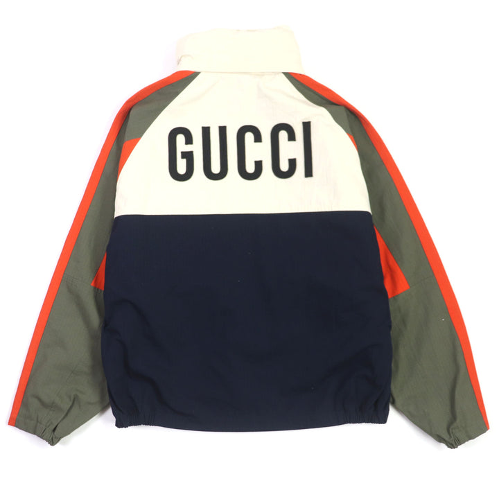 Excellent GUCCI Jacket Pineapple Embroidered and Appliqued Hooded ZIP mens 48