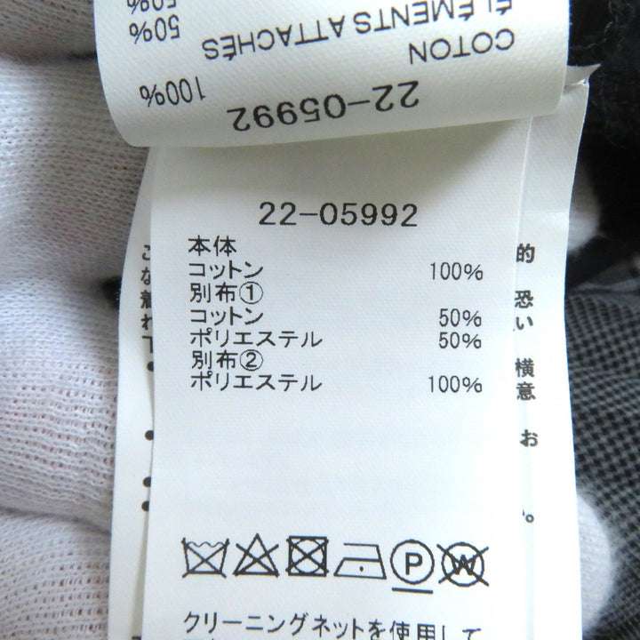 Discounted Excellent Sacai one piece Cotton T-shirt Docking Maxi Length Pleated cotton 2