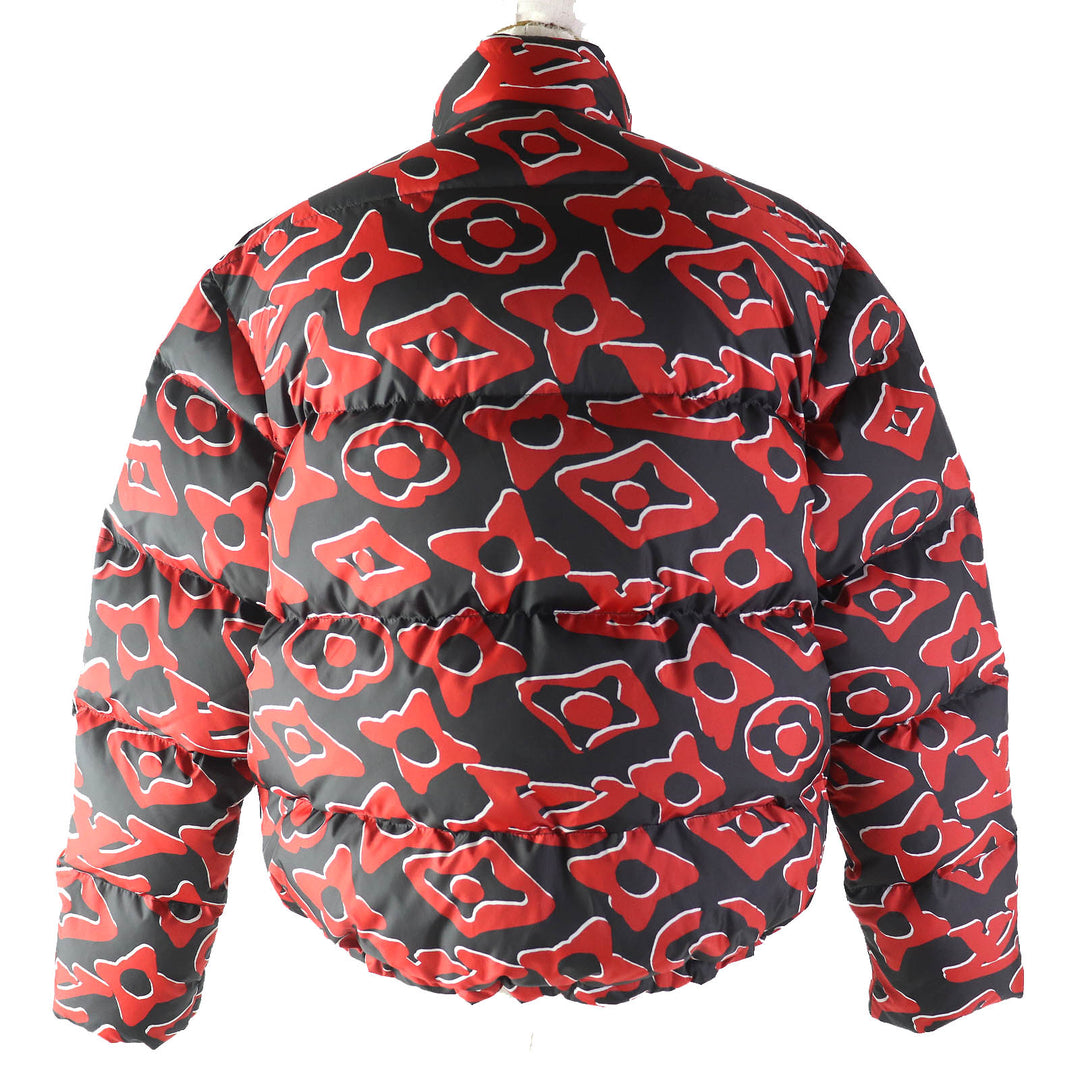 Excellent LOUIS VUITTON Urs Fischer Down jacket red black Women 36 1A8B3X