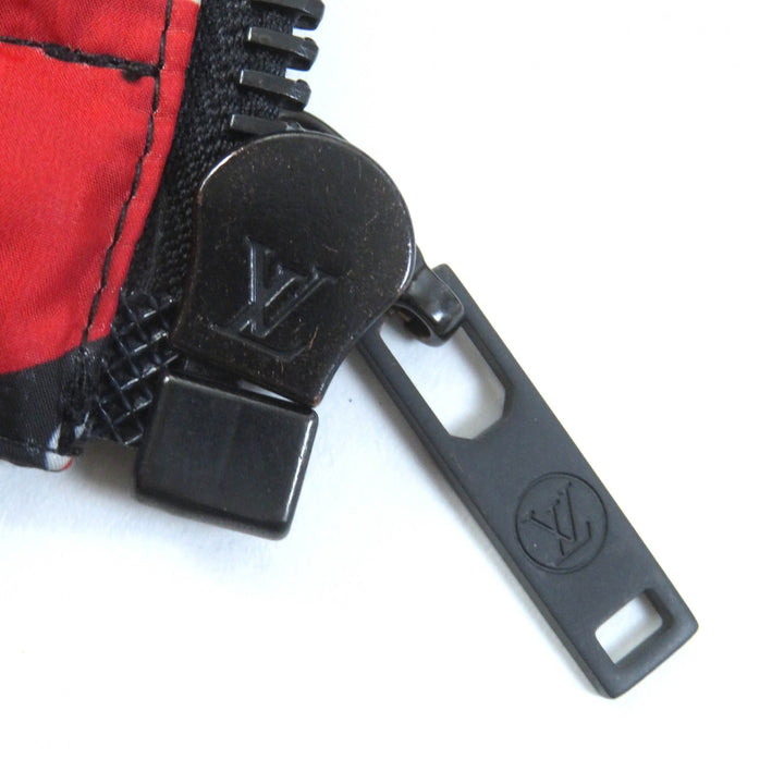 Excellent LOUIS VUITTON Urs Fischer Down jacket red black Women 36 1A8B3X