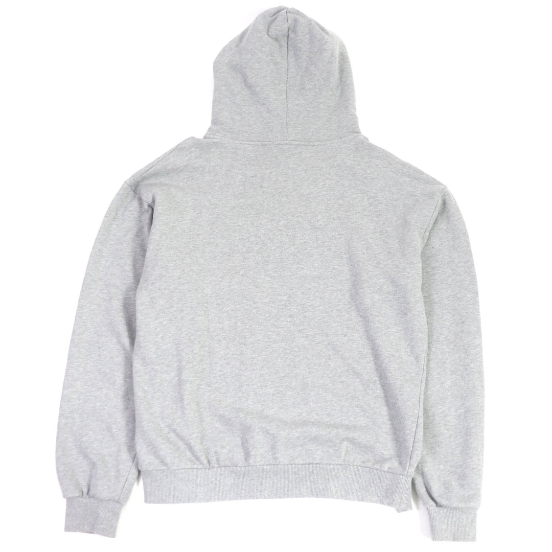 Discounted Great CELINE Parker Studded logo print pullover hoodie gray cotton mens S