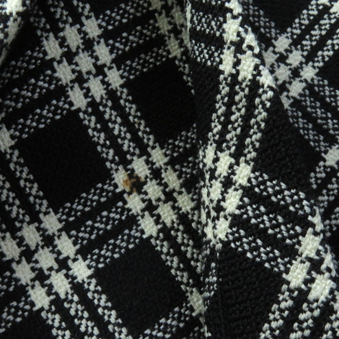 Discounted Great Christian Dior skirt Runway wear Belted Check Pattern Women 42 251J80A1244