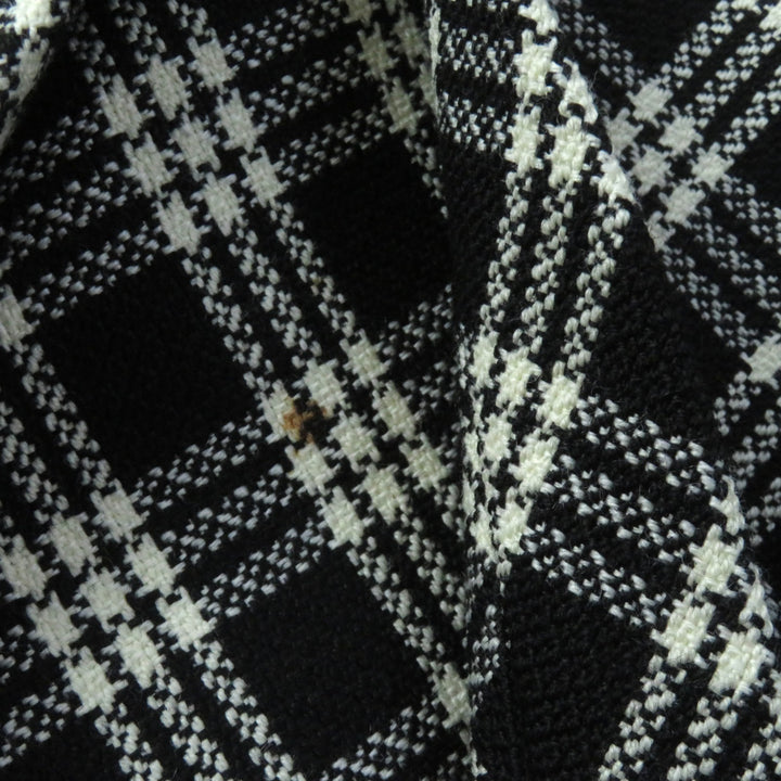 Discounted Great Christian Dior skirt Runway wear Belted Check Pattern Women 42 251J80A1244