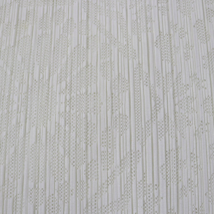 Discounted 
 Excellent PLEATS PLEASE one piece Openwork mesh tunic Ivory polyester Women 3 PP51-JT633