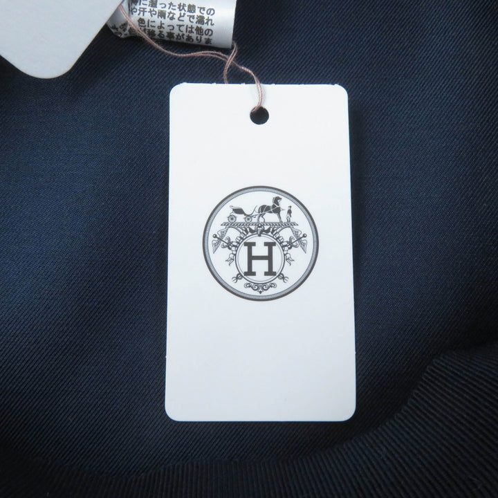 Discounted Pristine HERMES Casquette Vauban Serie Metal Chaine d'Ancre White navy cotton 56