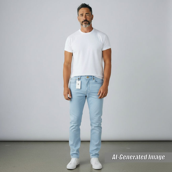 Discounted Pristine PT01 Pants PT TORINO SWING Tapered stretch pants Light blue mens 31