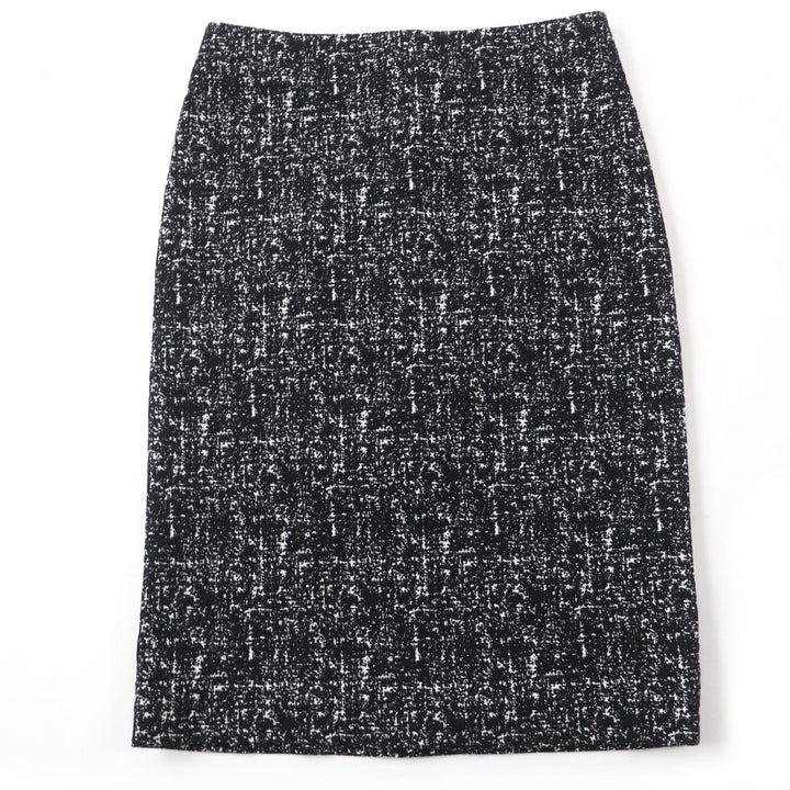 Discounted Great BOTTEGAVENETA Tweed skirt Tight Skirt black wool Women 36 598255