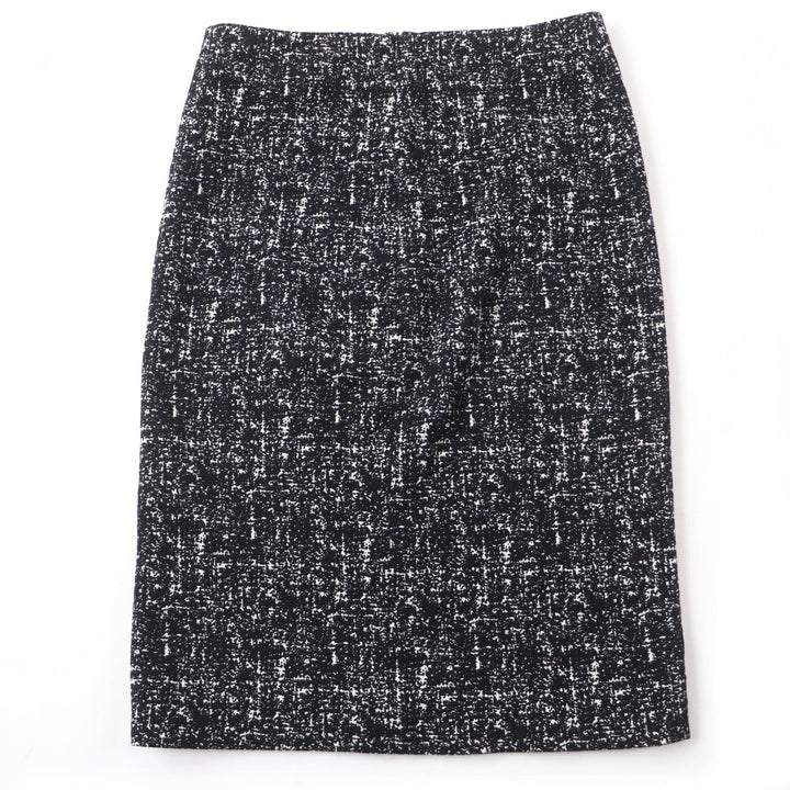 Discounted Great BOTTEGAVENETA Tweed skirt Tight Skirt black wool Women 36 598255