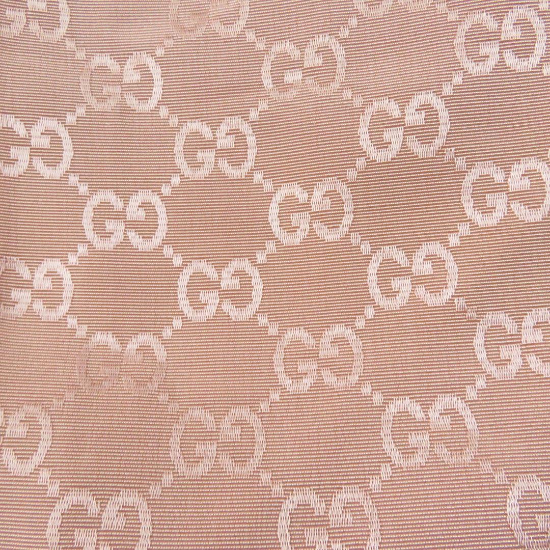 Excellent GUCCI Tsunagi GG pattern belted jumpsuit all-in-one pink cotton Women
