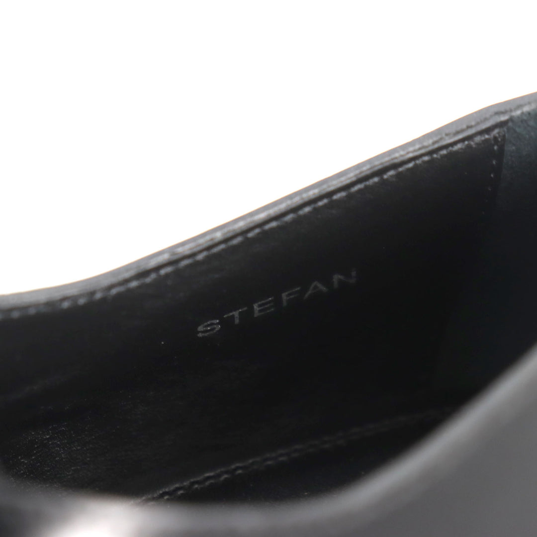 Pristine JIMMY CHOO Leather shoes STEFAN Studded lace-up Black 41 192STEFAN.WBM