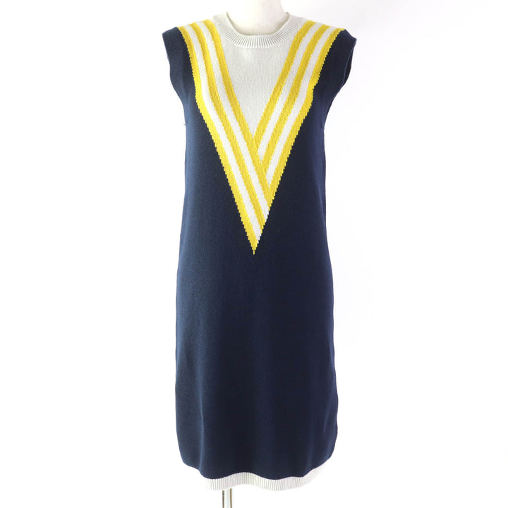 Discounted Excellent BALLY one piece Knit Dress Knee-length Sleeveless Knit cashmere XS