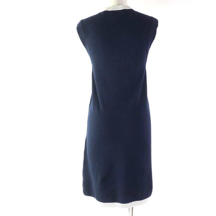 Discounted Excellent BALLY one piece Knit Dress Knee-length Sleeveless Knit cashmere XS