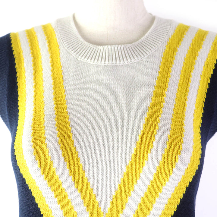 Discounted Excellent BALLY one piece Knit Dress Knee-length Sleeveless Knit cashmere XS