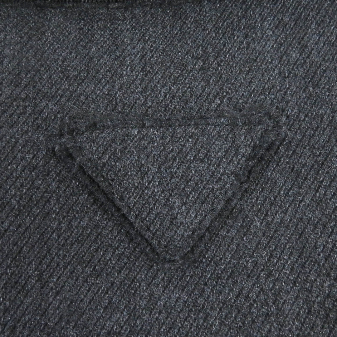 Excellent PRADA Blouson Triangle logo fly front double-breasted jacket mens 48
