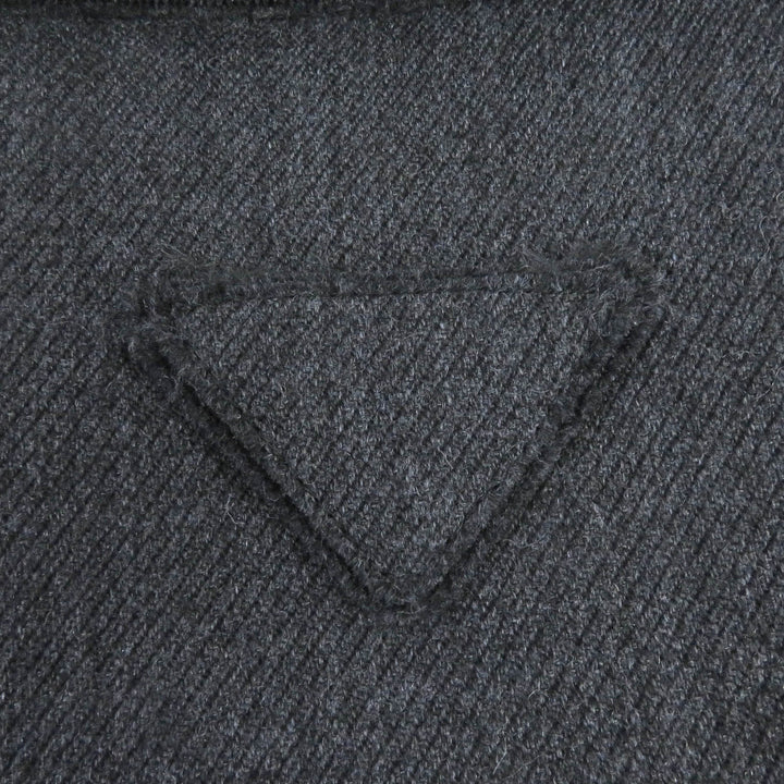 Excellent PRADA Blouson Triangle logo fly front double-breasted jacket mens 48