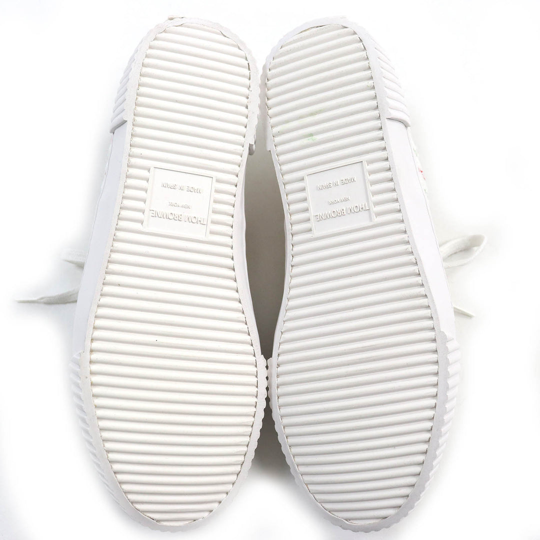 Discounted Great THOM BROWNE Low cut sneakers tweed lace up White multicolor mens 8
