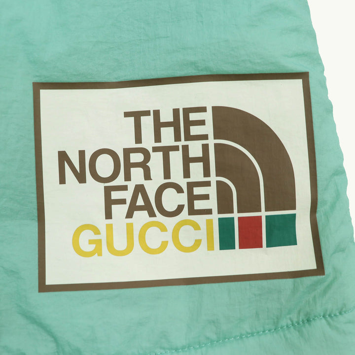 Pristine GUCCI×THE NORTH FACE Jacket Anorak jacket Hooded beige green XXS 663731
