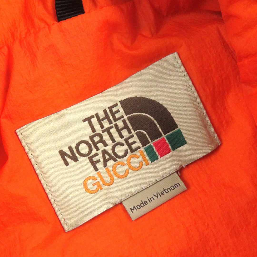 Pristine GUCCI×THE NORTH FACE Jacket Anorak jacket Hooded beige green XXS 663731