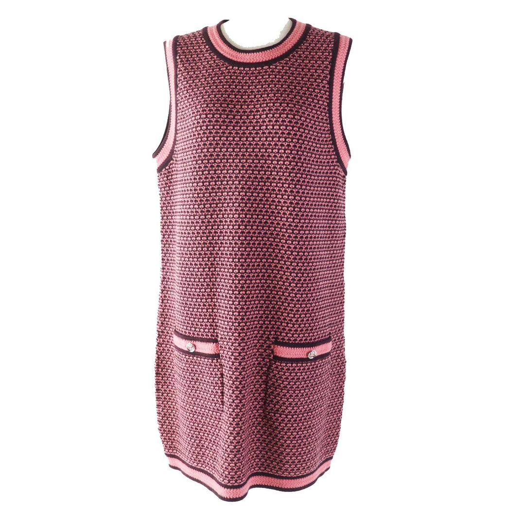 Discounted CHANEL one piece Pink bordeaux cashmere Women 44 P75435