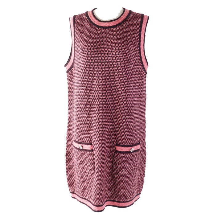 Discounted CHANEL one piece Pink bordeaux cashmere Women 44 P75435