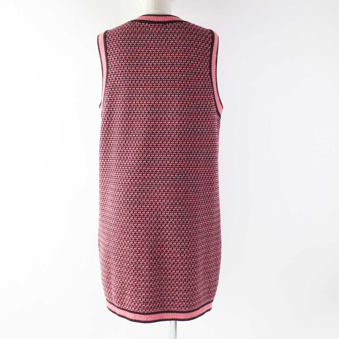 Discounted CHANEL one piece Pink bordeaux cashmere Women 44 P75435