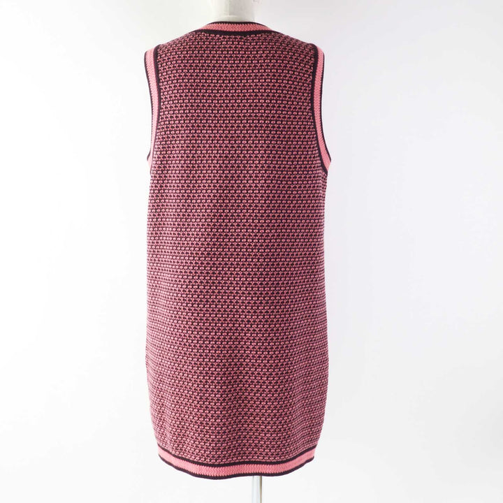Discounted CHANEL one piece Pink bordeaux cashmere Women 44 P75435