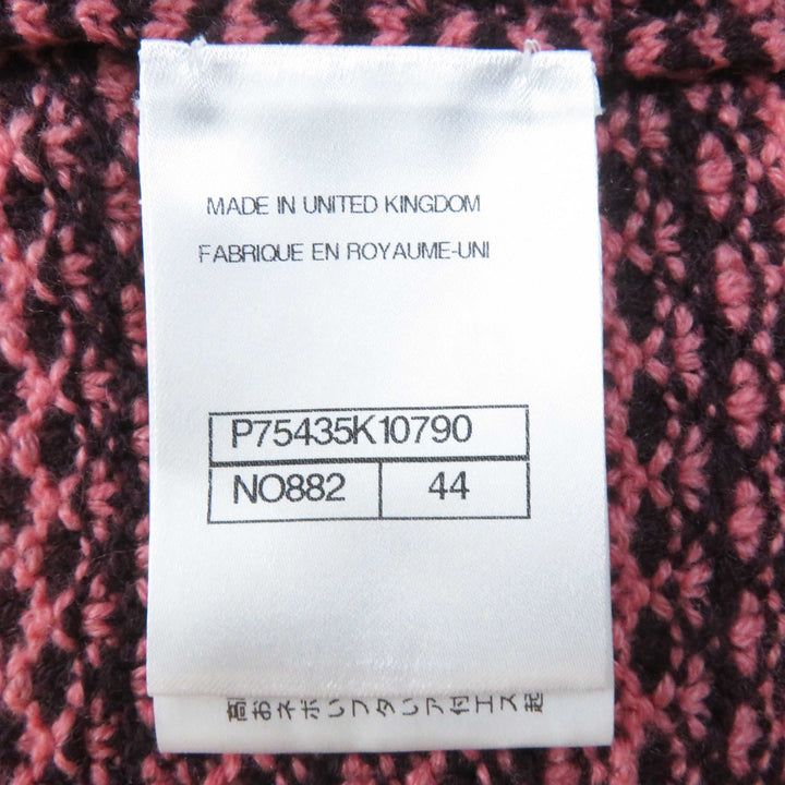 Discounted CHANEL one piece Pink bordeaux cashmere Women 44 P75435