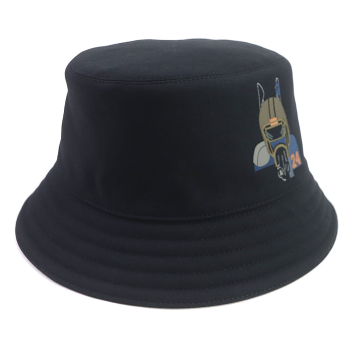 Great HERMES hat Fred Quarterbash Current product Hat black cotton mens 58
