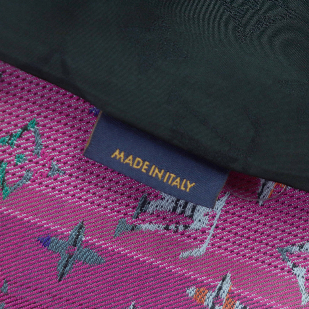 Excellent LOUIS VUITTON Chester coat Madras check monogram logo Pink multi 48