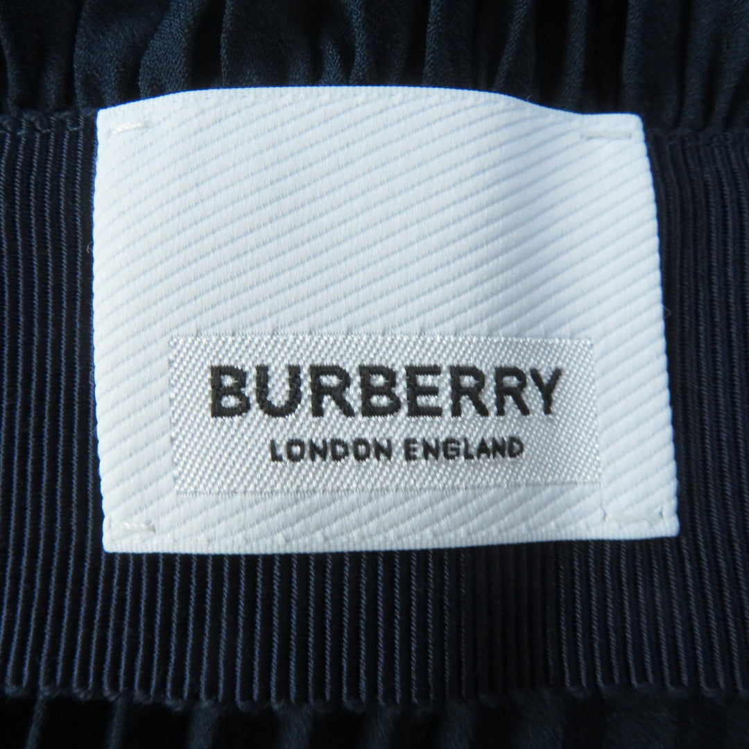 Pristine BURBERRY one piece Pleated Cami Navy polyester Women 38 8038788