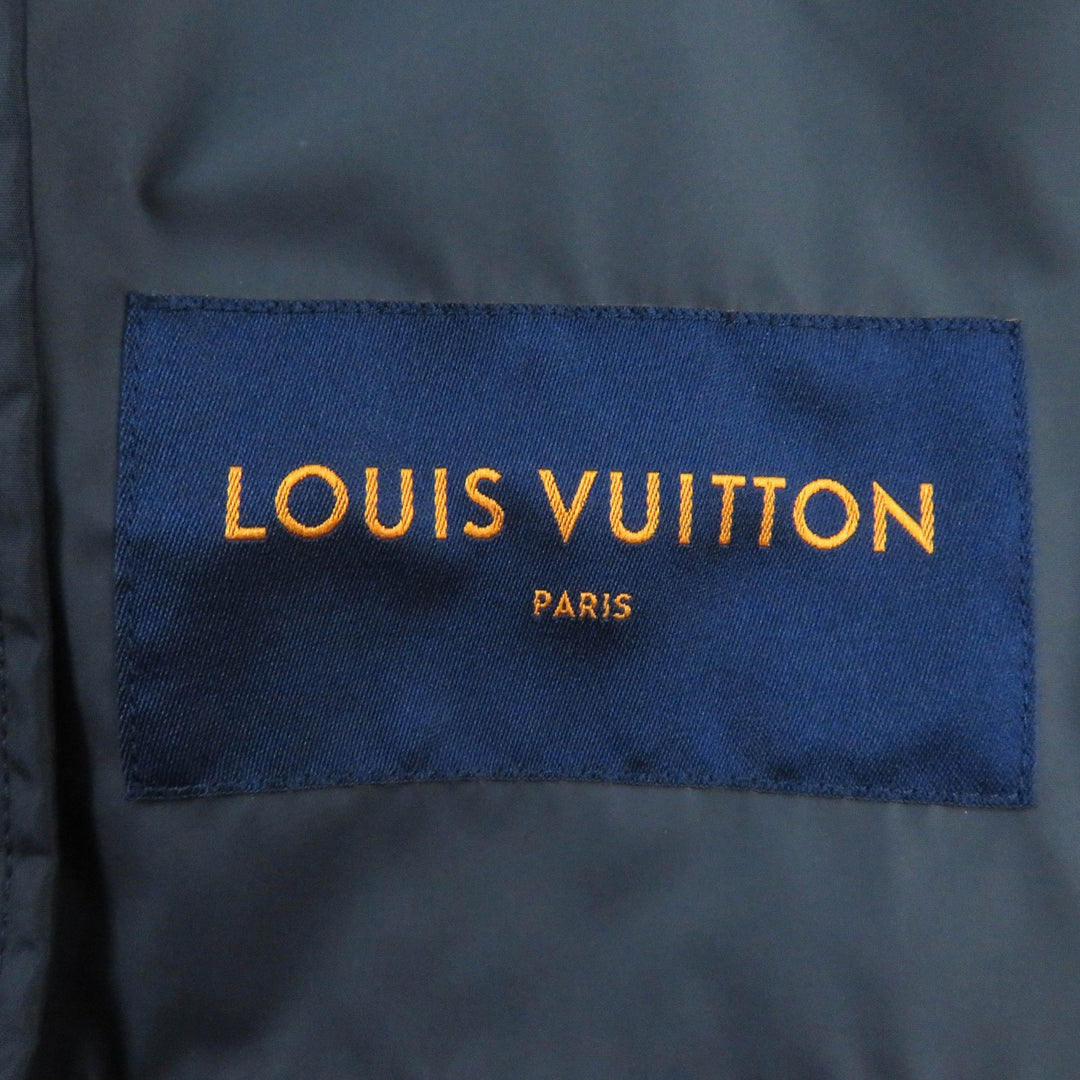 Great LOUIS VUITTON Jacket Staples Edition With logo leather hooded 52 HHB51WNKJ