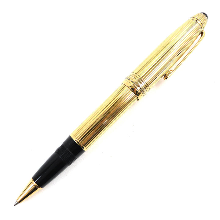 Very Good MONTBLANC Ballpoint pen Meisterstückle Grand Solitaire Cap Style gold