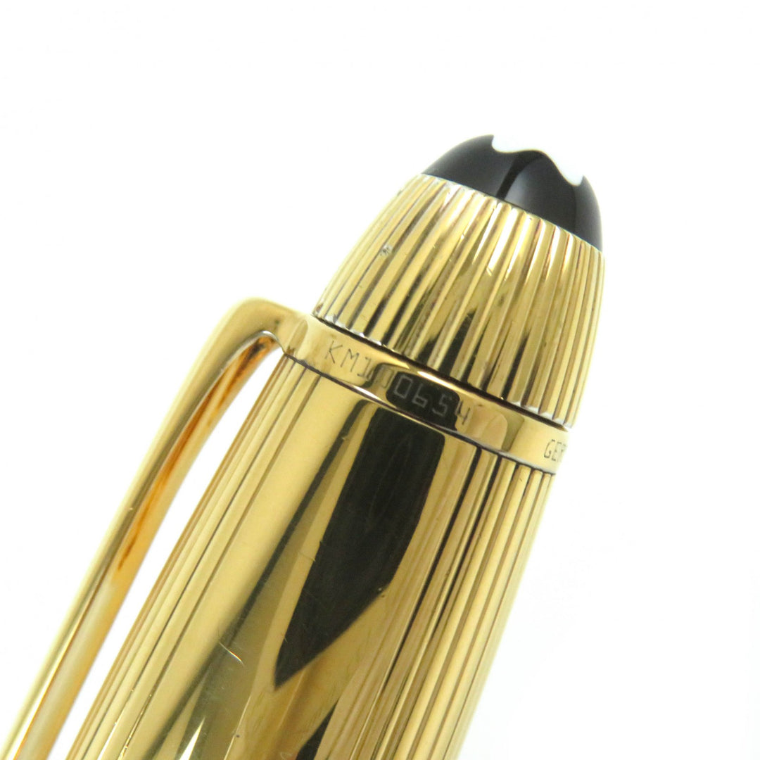 Very Good MONTBLANC Ballpoint pen Meisterstückle Grand Solitaire Cap Style gold