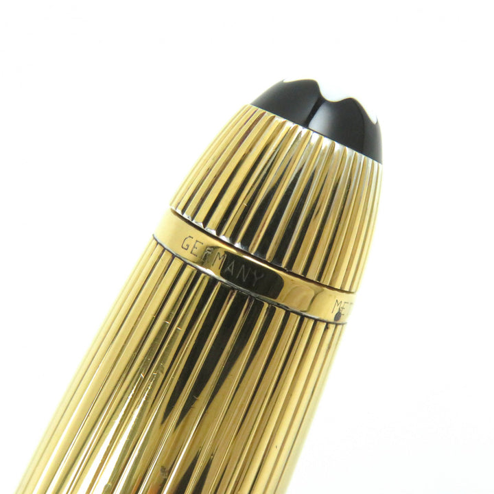 Very Good MONTBLANC Ballpoint pen Meisterstückle Grand Solitaire Cap Style gold