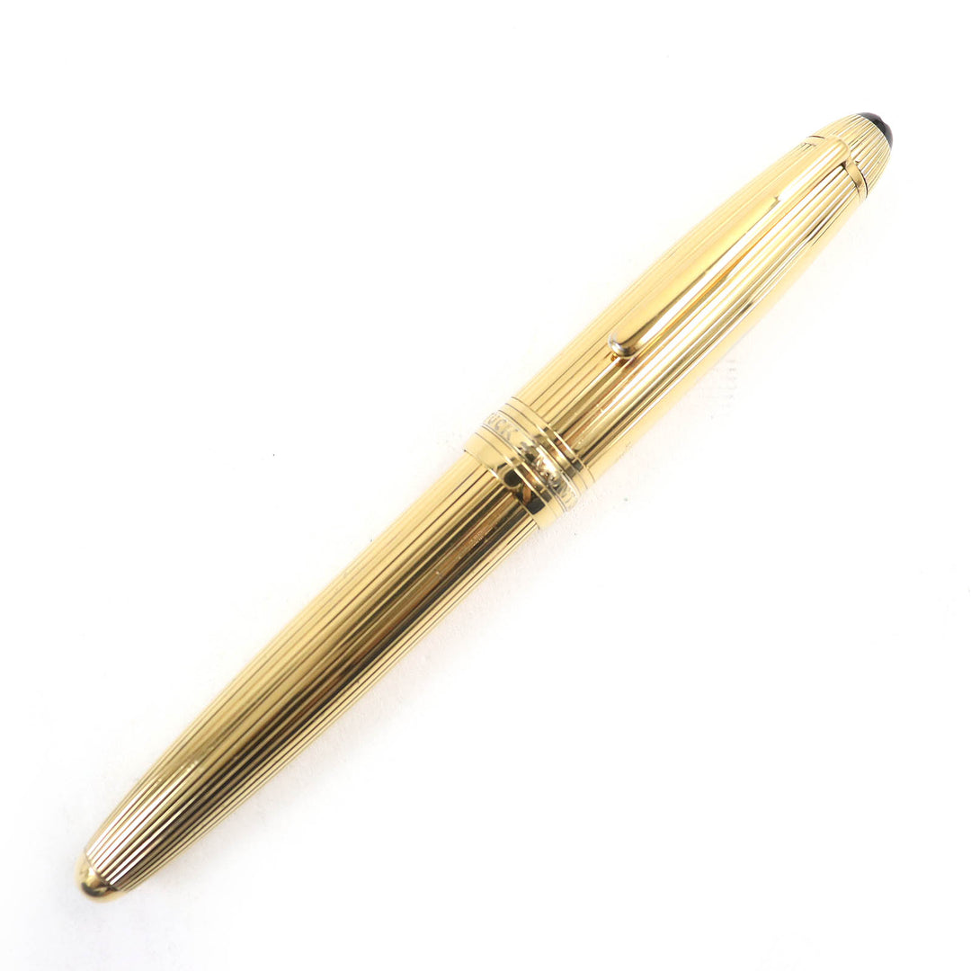 Very Good MONTBLANC Ballpoint pen Meisterstückle Grand Solitaire Cap Style gold