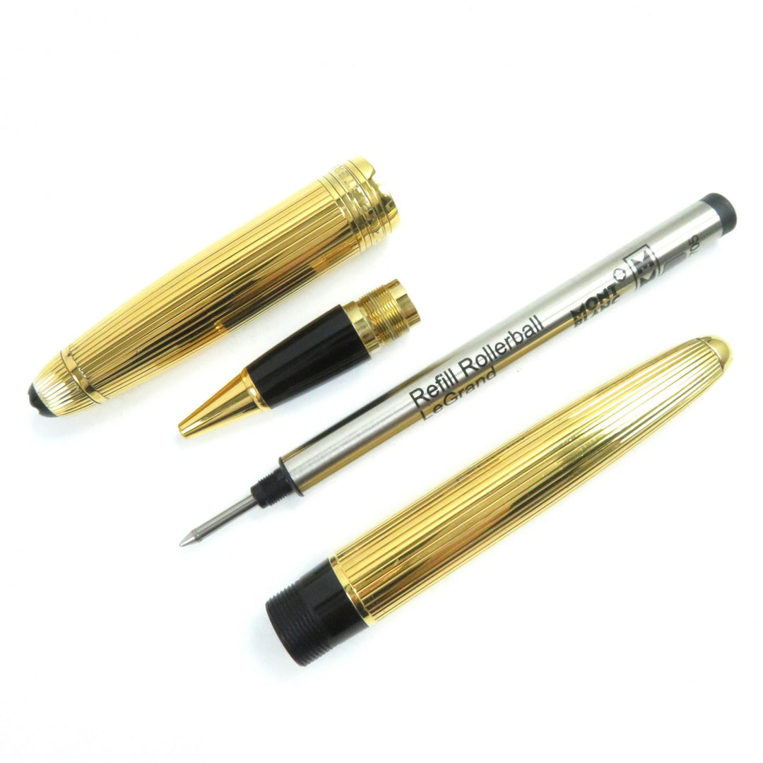 Very Good MONTBLANC Ballpoint pen Meisterstückle Grand Solitaire Cap Style gold