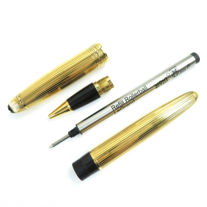 Very Good MONTBLANC Ballpoint pen Meisterstückle Grand Solitaire Cap Style gold