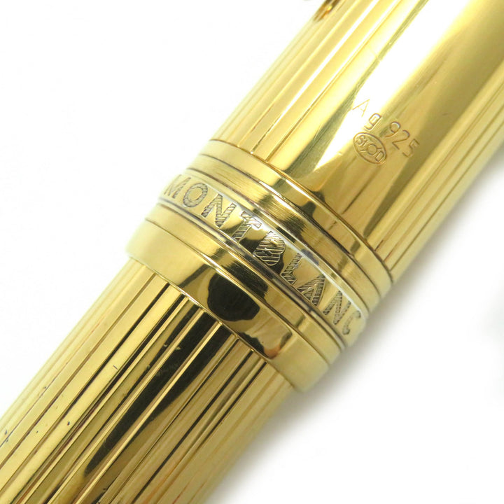 Very Good MONTBLANC Ballpoint pen Meisterstückle Grand Solitaire Cap Style gold