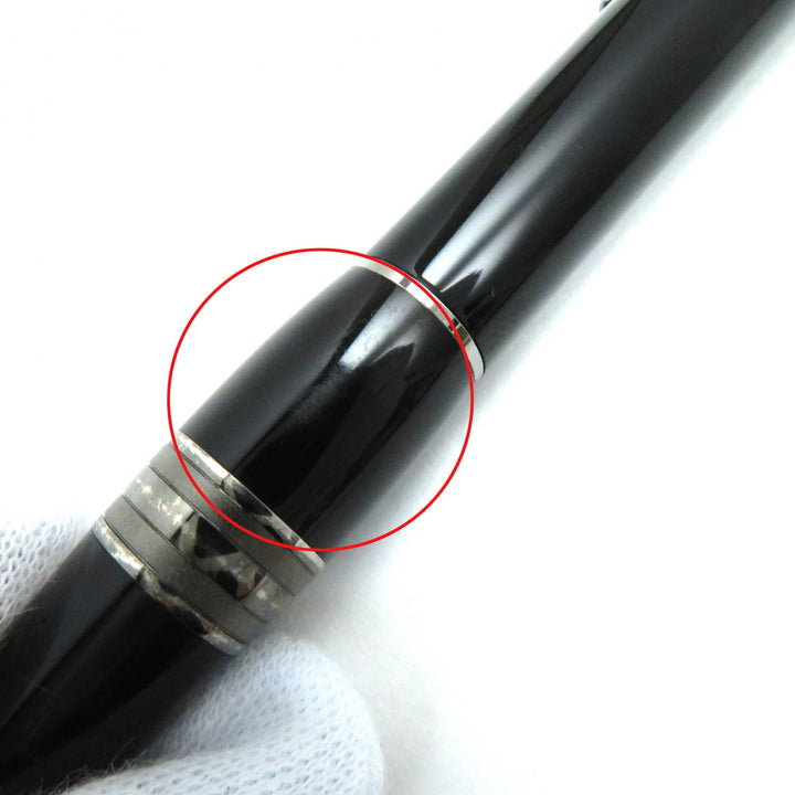 Discounted Very Good MONTBLANC Ballpoint pen Starwalker White Star Twist Type black mens