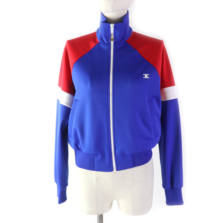 Excellent CELINE Jersey Triomphe double-faced jersey tracksuit Women XS