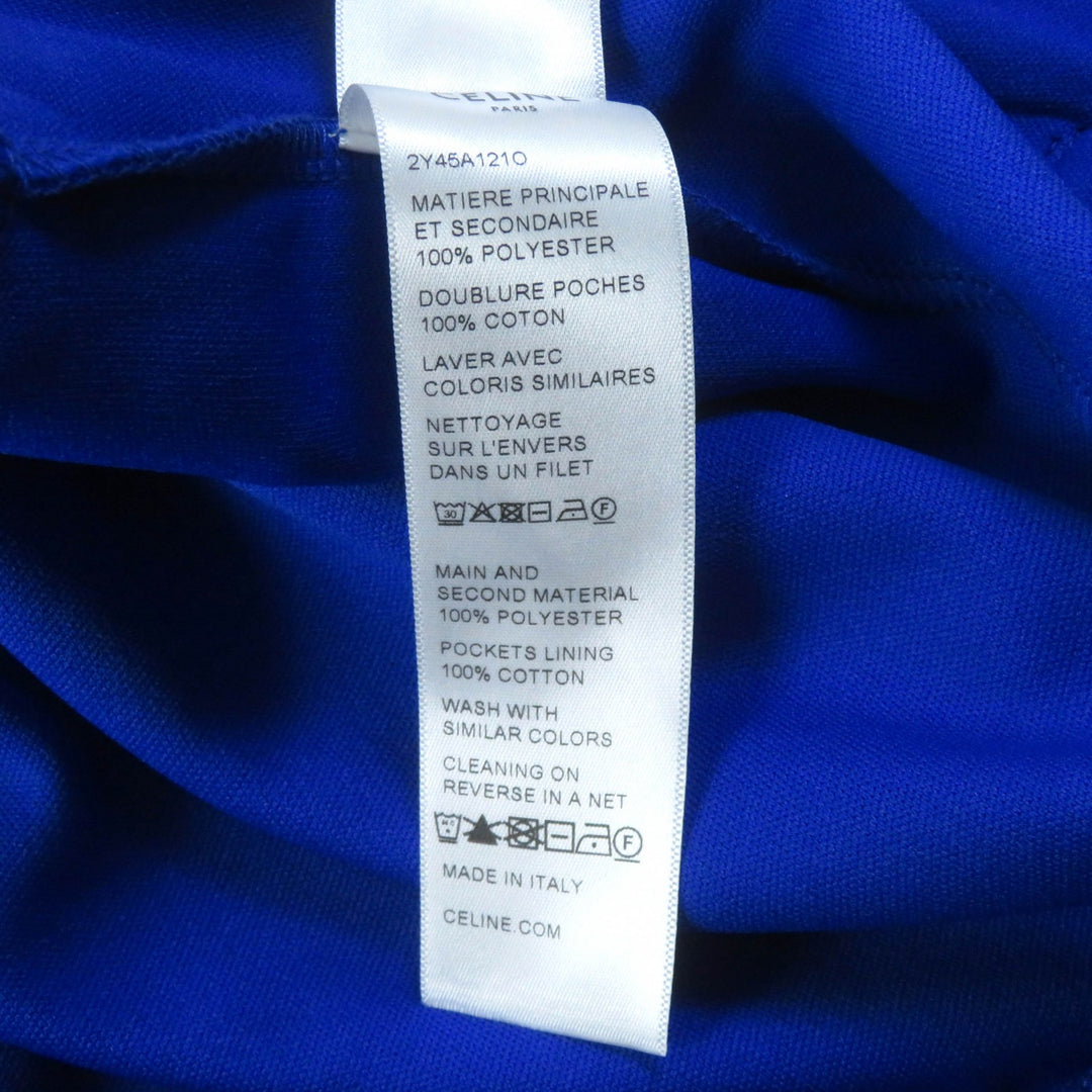 Excellent CELINE Jersey Triomphe double-faced jersey tracksuit Women XS
