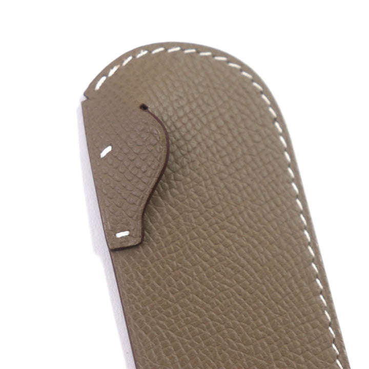 Pristine HERMES Other stationery Saudepage Epsom Leather Bookmark Epsom mens