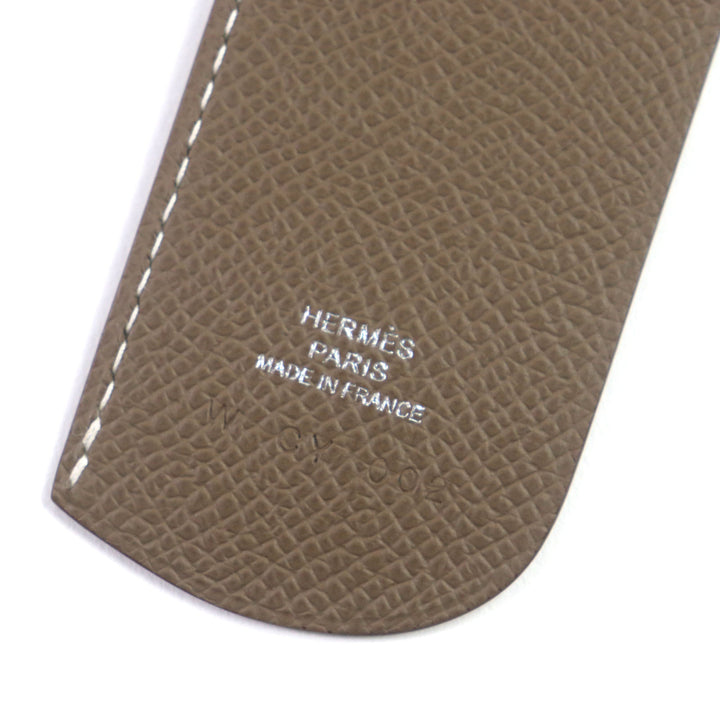 Pristine HERMES Other stationery Saudepage Epsom Leather Bookmark Epsom mens