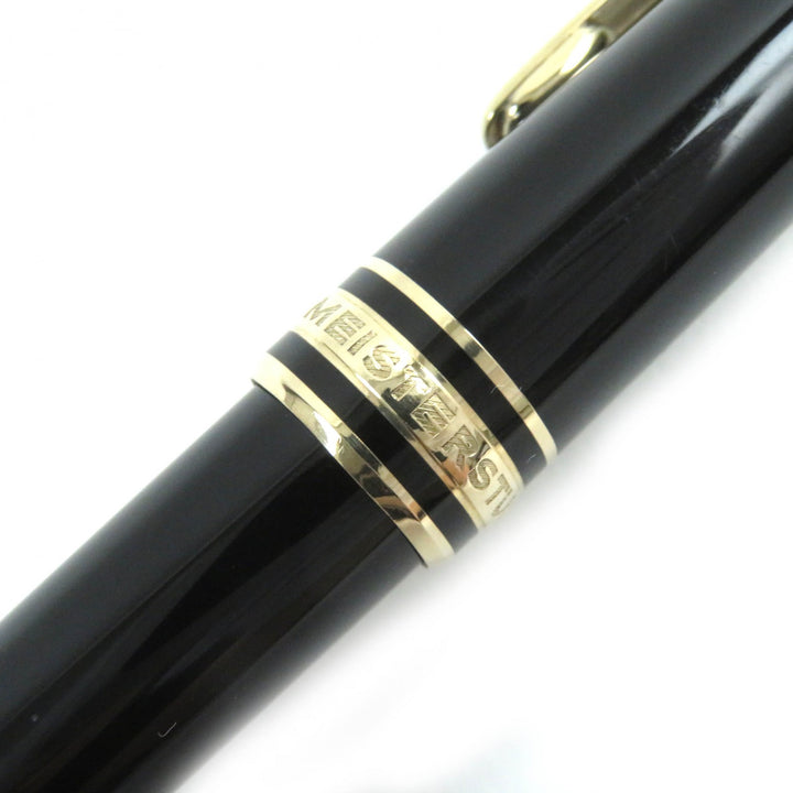 Very Good MONTBLANC fountain pen Meisterstück Classic white star black K14 mens