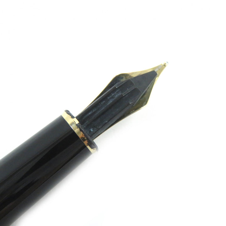 Very Good MONTBLANC fountain pen Meisterstück Classic white star black K14 mens